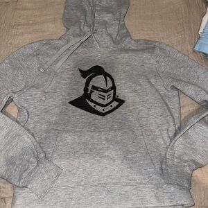 Kids Gray Knight Logo Hoodie